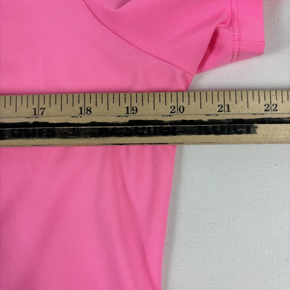 Ralph Lauren RLX Polo Shirt Mens Medium Pink Golf PGA Harbor Shores - Picture 8 of 11